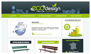 Eco Design - Mobilier urbain en plastique recyclé